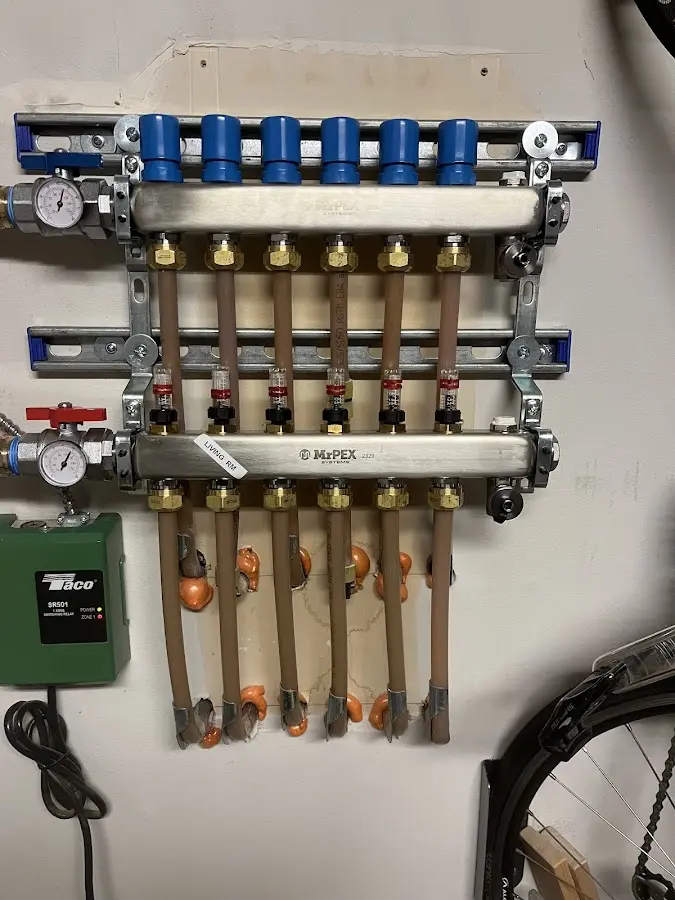 Plumber performing Leak Detection at a residential property in Zephyrhills North